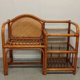 Furniture phone bamboo rattan and wicker