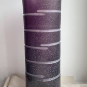 Vase Barbini Murano Violet - Vintage Signé