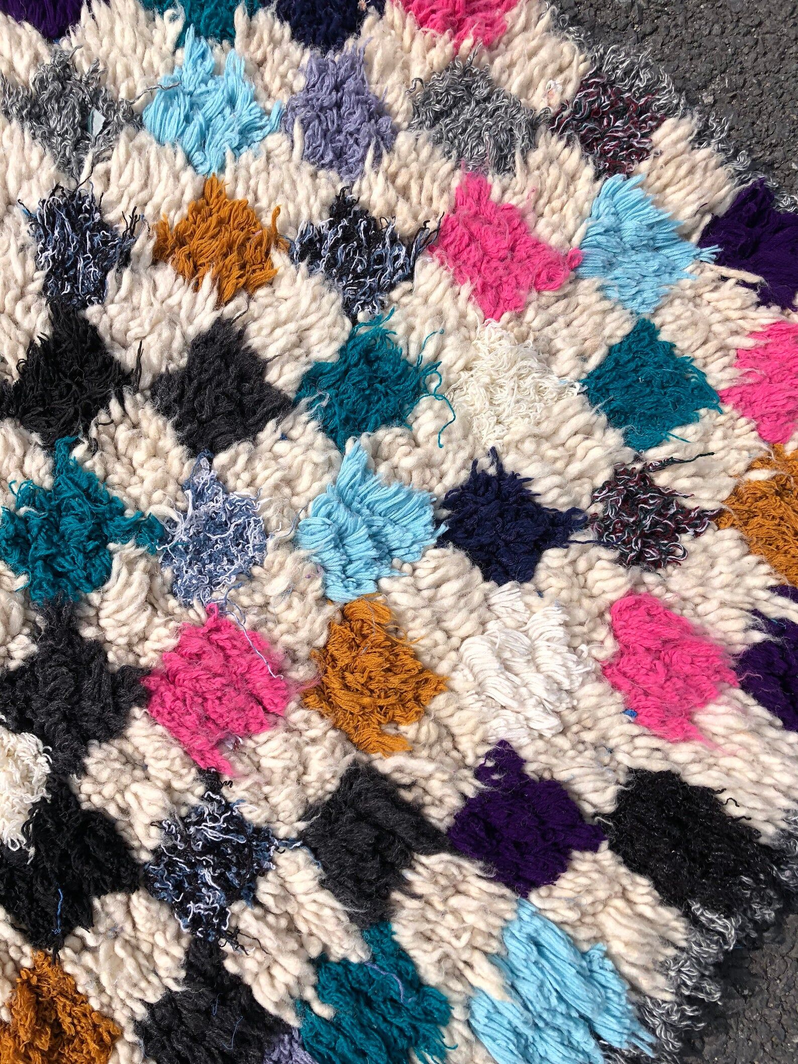 Handmade Azilal rug 85x190 cm