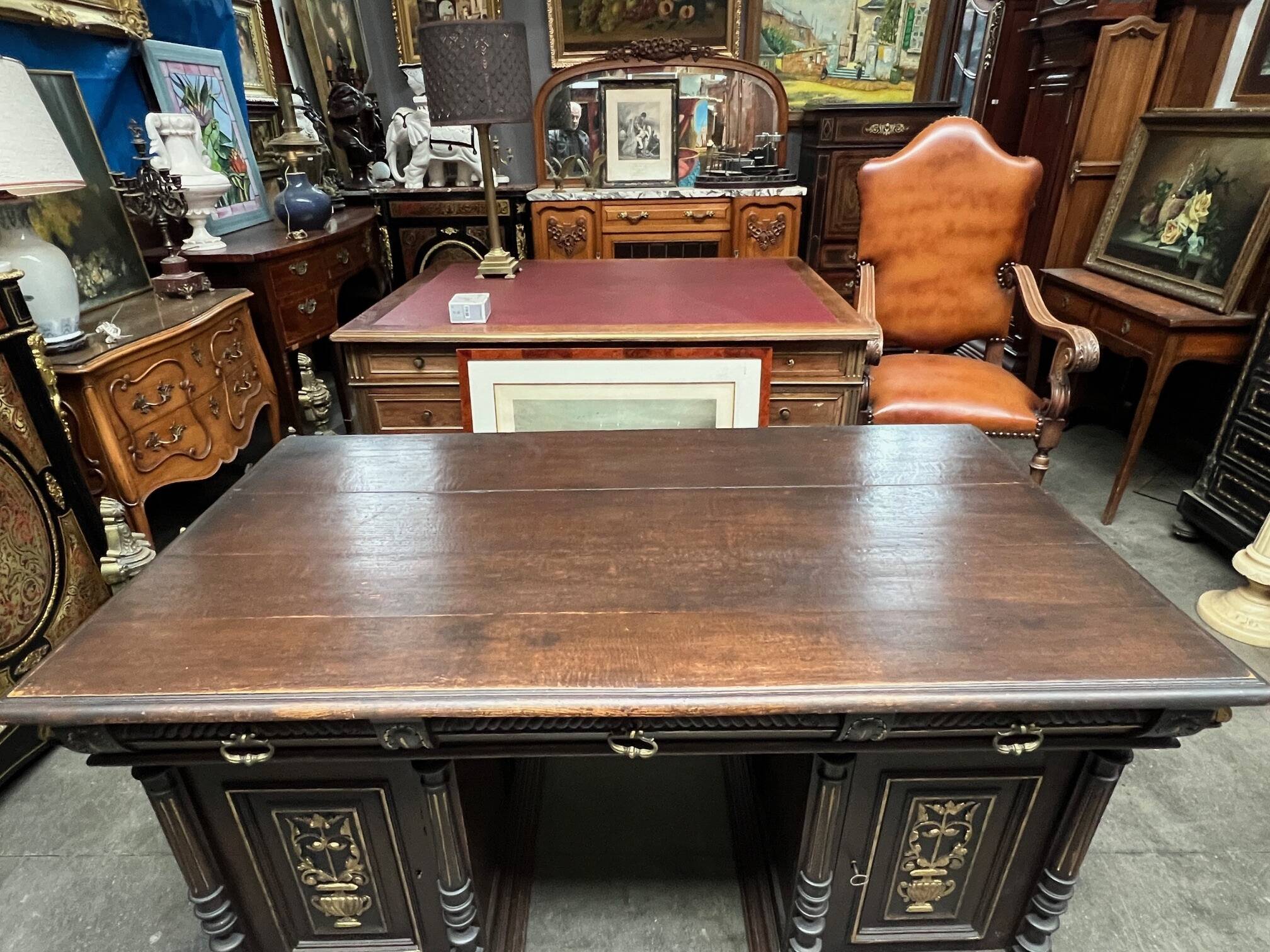 Antique writing desk.