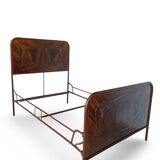 Cadre de lit Art déco italien une place et demie, 1925