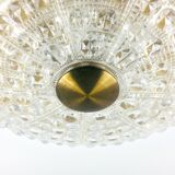 Scandinavian glass ceiling lamp by Carl Fagerlund for Orrefors, Sweden, 1960s