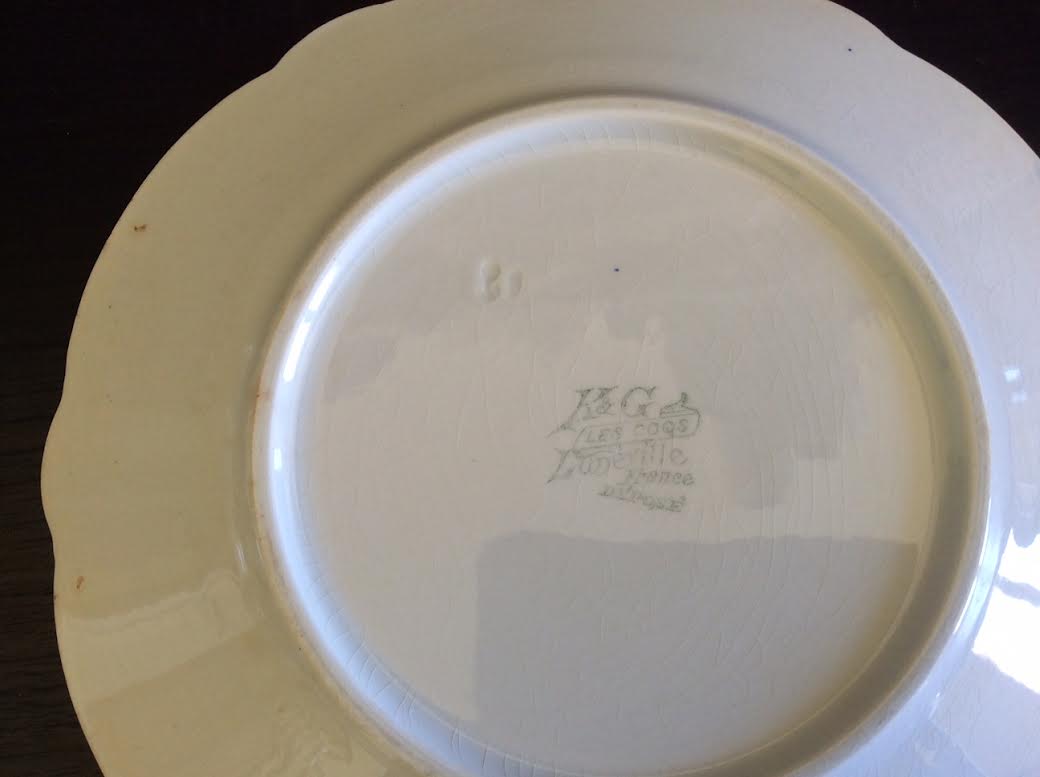 Plate Coq de Luneville