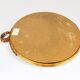 Round wall mirror in gilded wood, mid-century, C. Allodi & G. Subelli, Italy, 1950s.