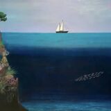 Tableau Figuratif Bleu