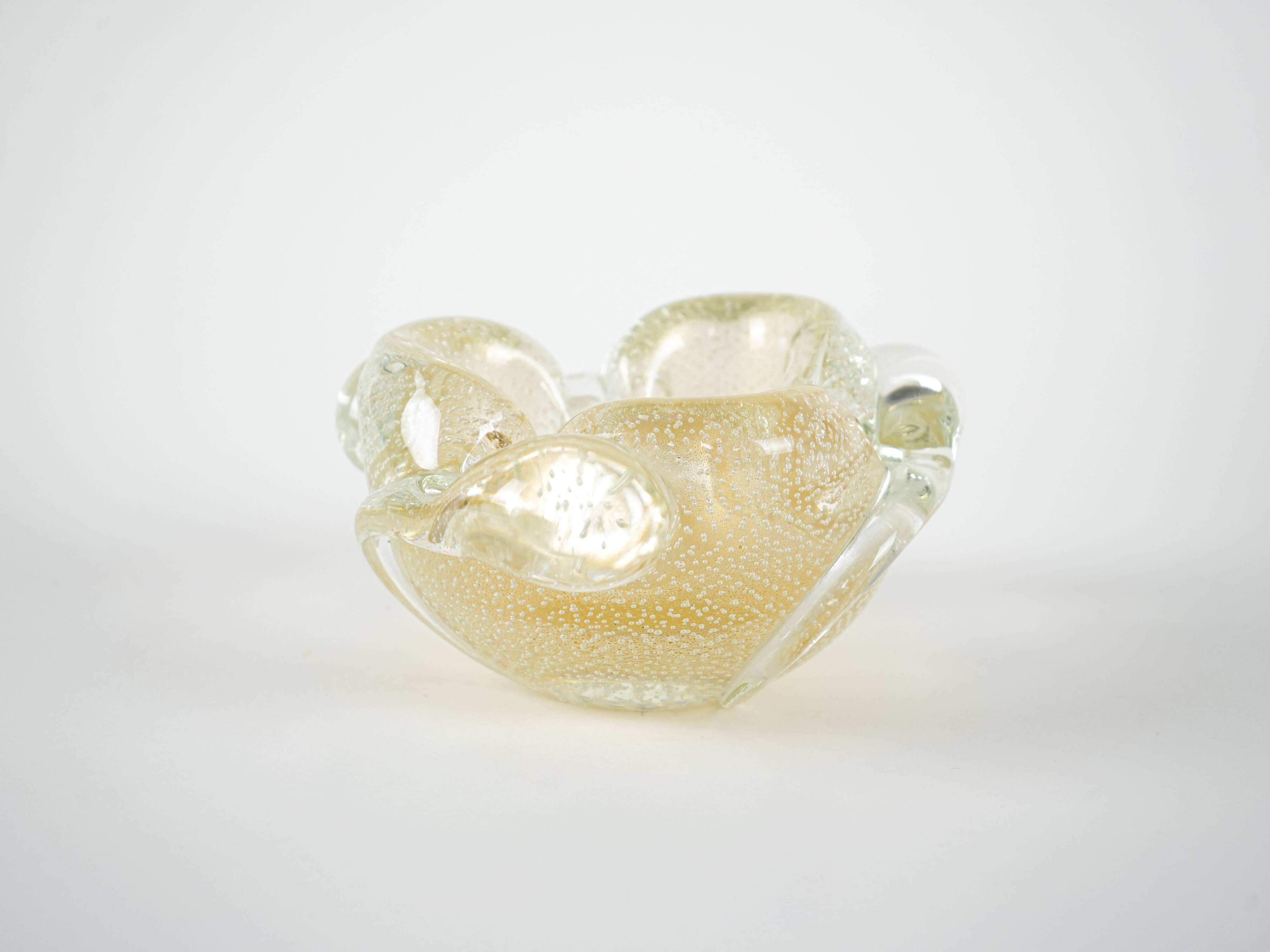 Ashtray, Murano glass, 1960s, made in Italy