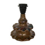 Handmade stoneware lamp foot