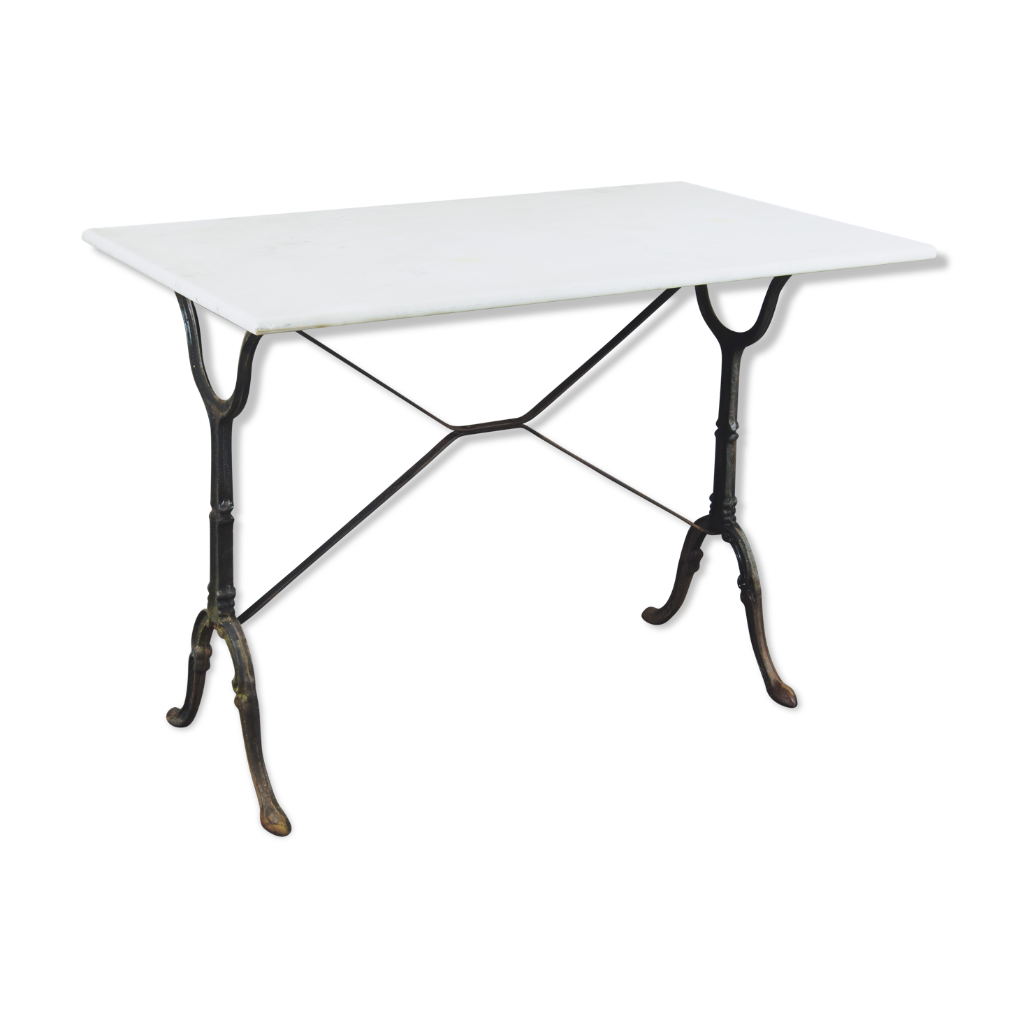 Garden table marble top XXth