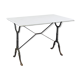 Garden table marble top XXth