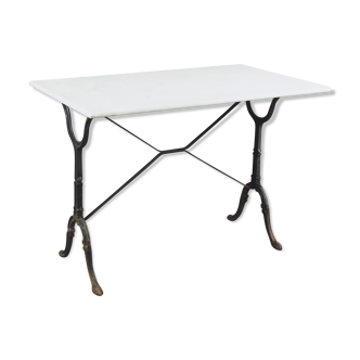 Garden table marble top XXth