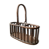 Rattan bottle holder