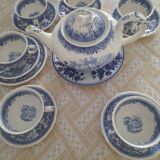 Tea cups and teapot