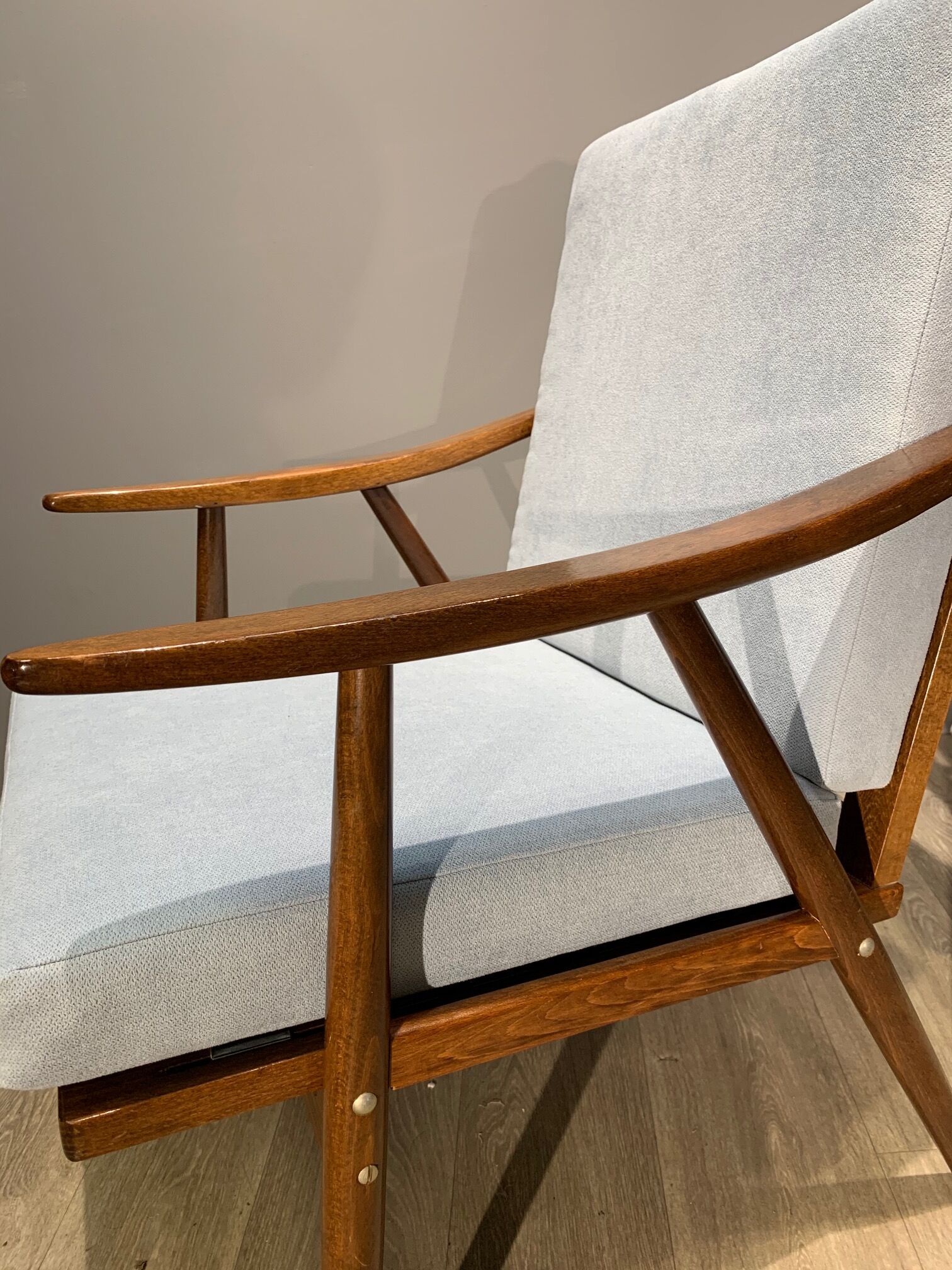 Pair of Thonet armchairs, Czechoslovakia, 1960s