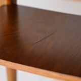 Scandinavian mahogany bedside table