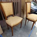 Paire de chaise style Louis XVI