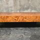 Coffee table by Jean-Claude Mahey for Roche Bobois, elm burl veneer, has