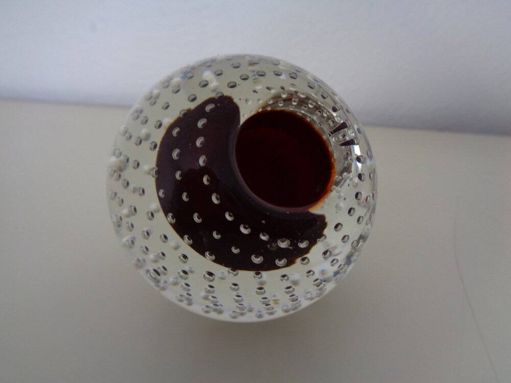 Italian candleholders in Murano glass, 1950s, set of 3.