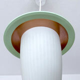 Suspension vintage 50 years, green copper opaline