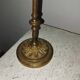 Pair of adjustable gilt bronze candlesticks