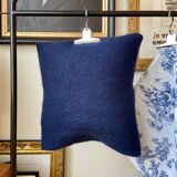 Linen cushion and boiled wool 40 cm