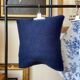 Coussin en lin et laine bouillie 40 cm