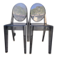 Pair of chairs Victoria Ghost P Starck ed Kartel