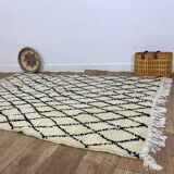 Handmade moroccan berber rug 210 x 130 cm