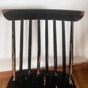 Chaise noire type fanett