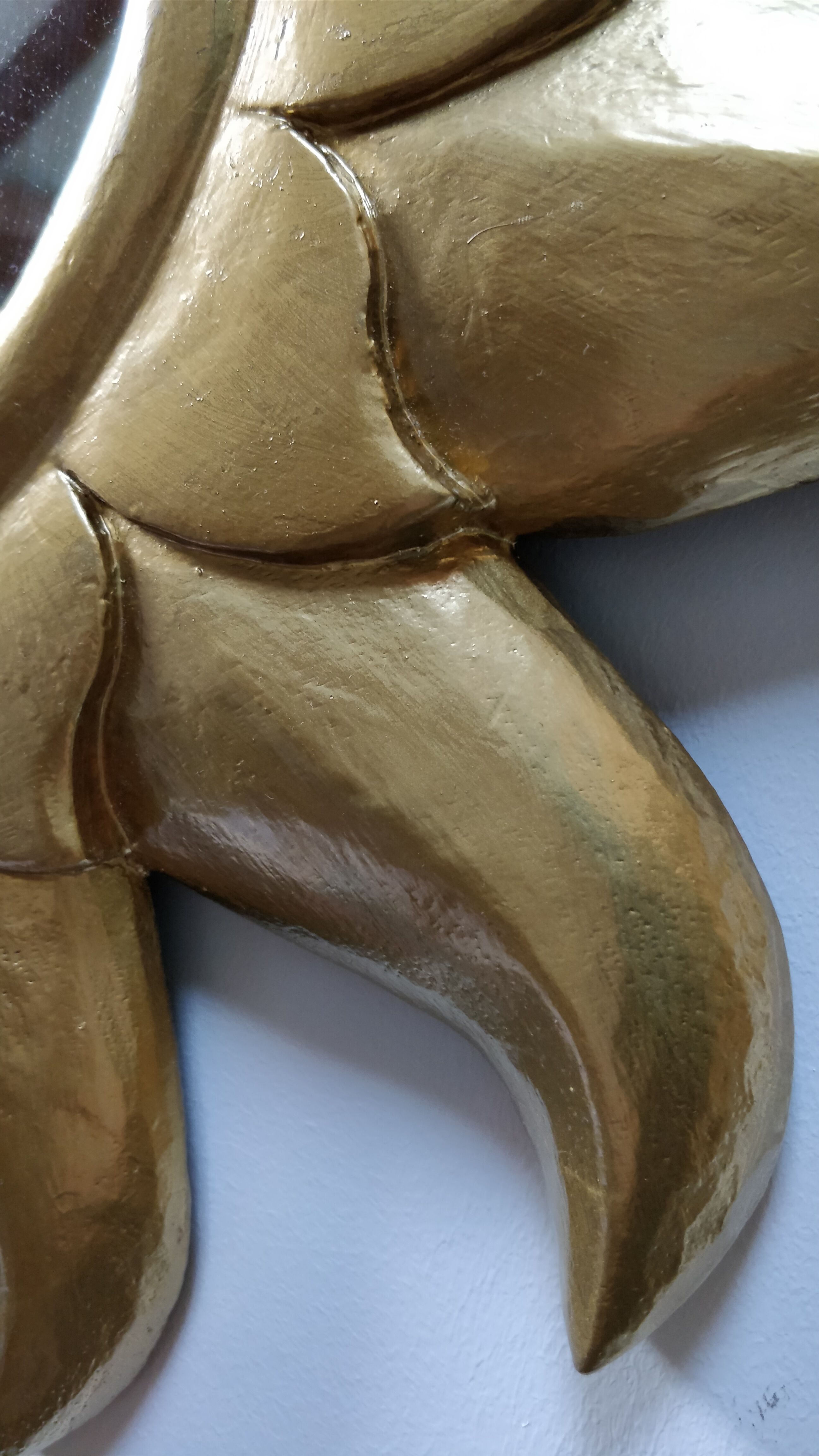 Golden sun mirror 49cm