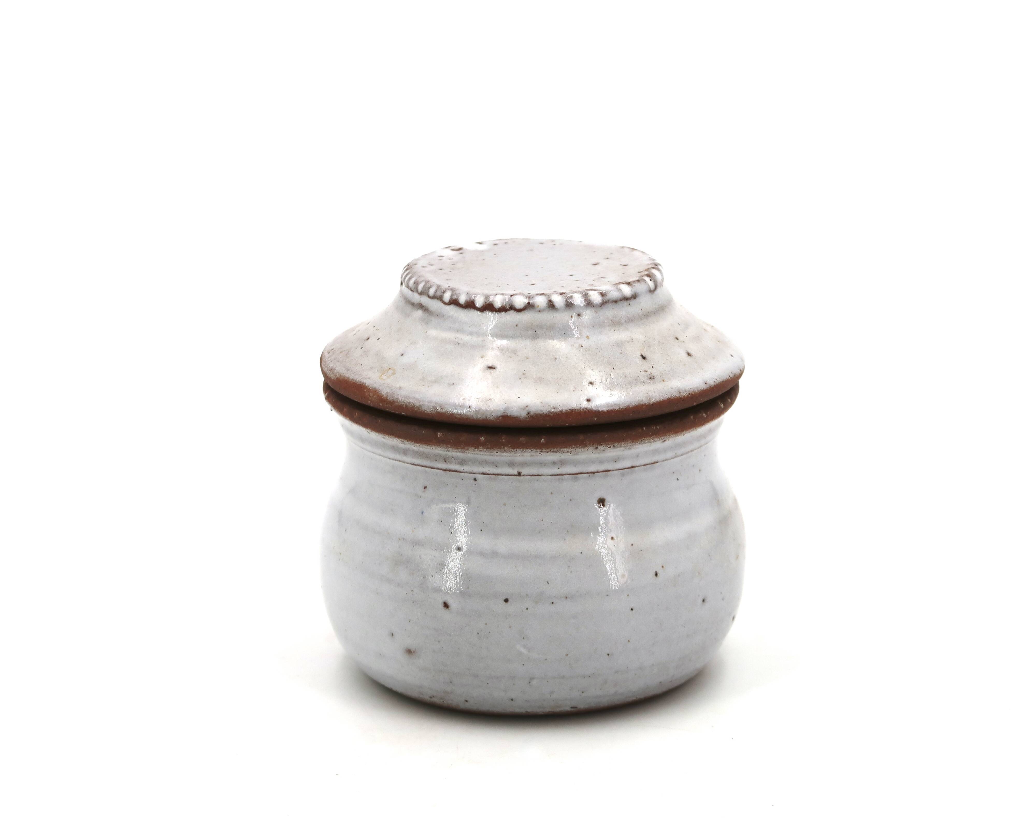 Ceramic butter dish by Jeanne and Norbert Pierlot, 1960s