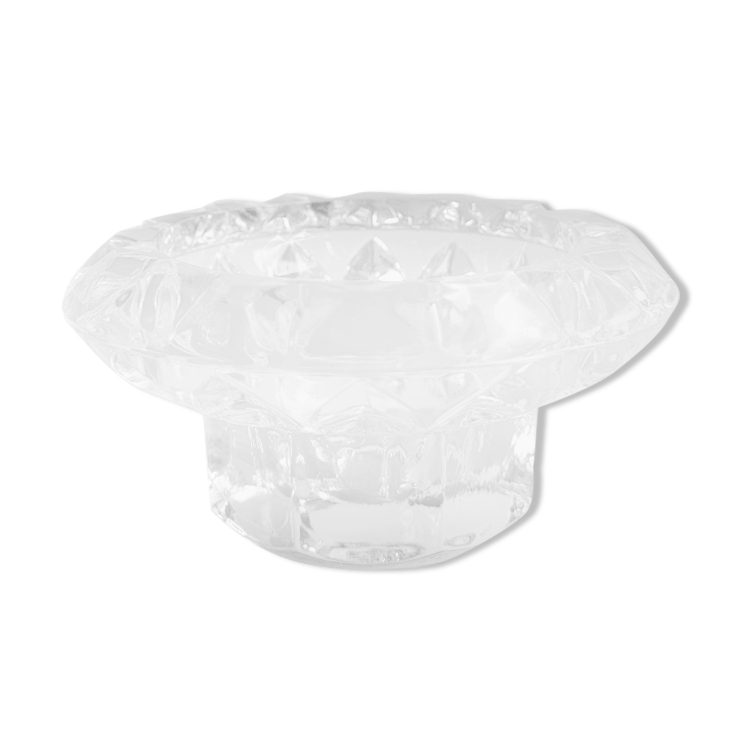 Luminarc molded glass candle holder