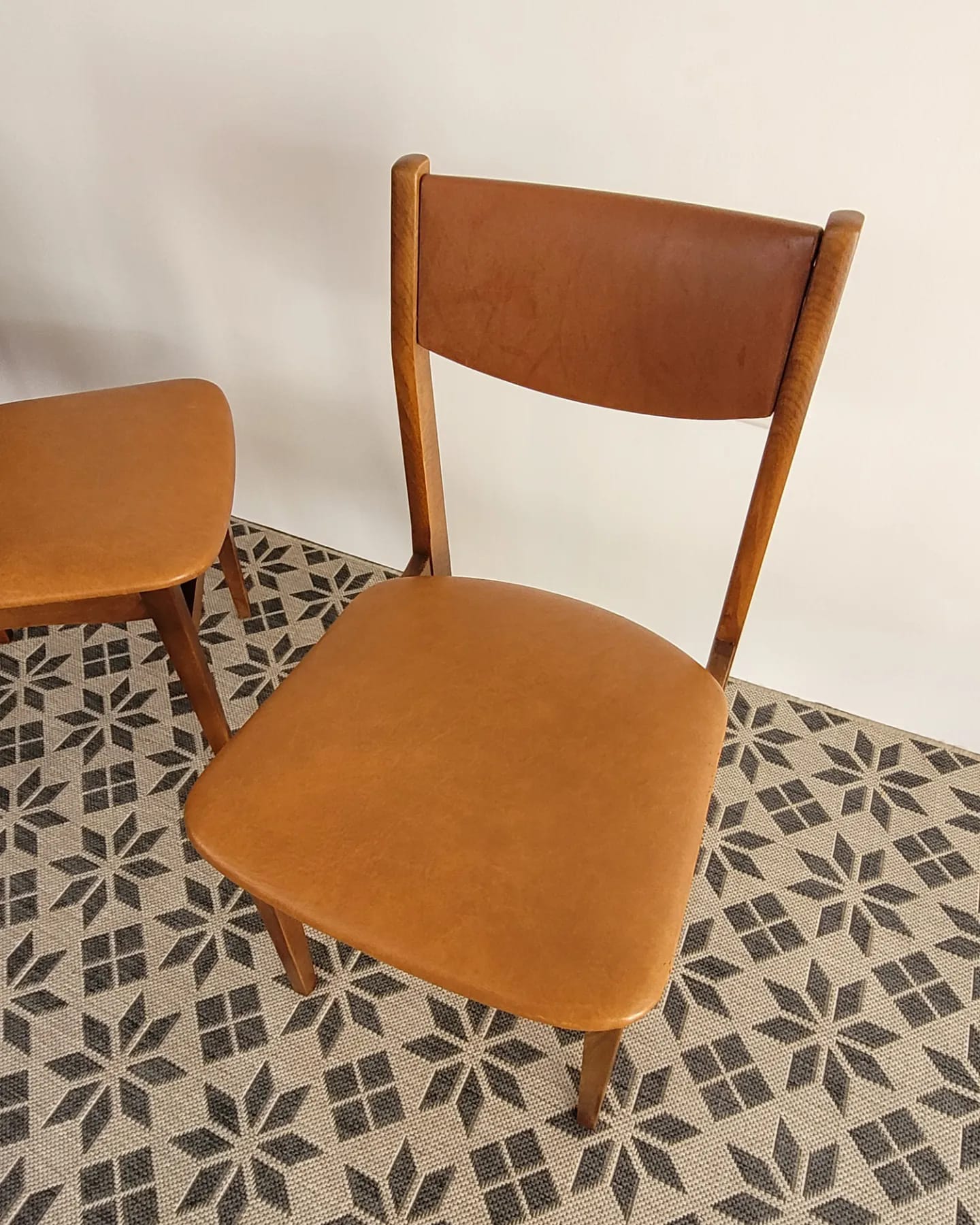 Four vintage chairs