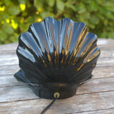 Black ceramic shell lamp