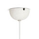 Speckled white ceramic suspended light fixture