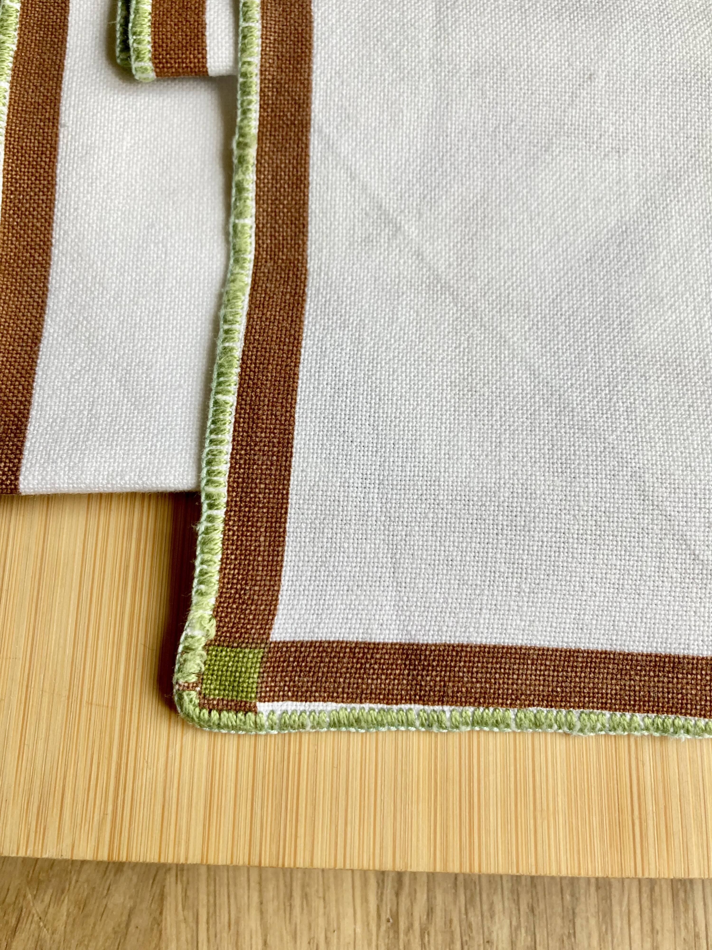 6 vintage / 70s napkins