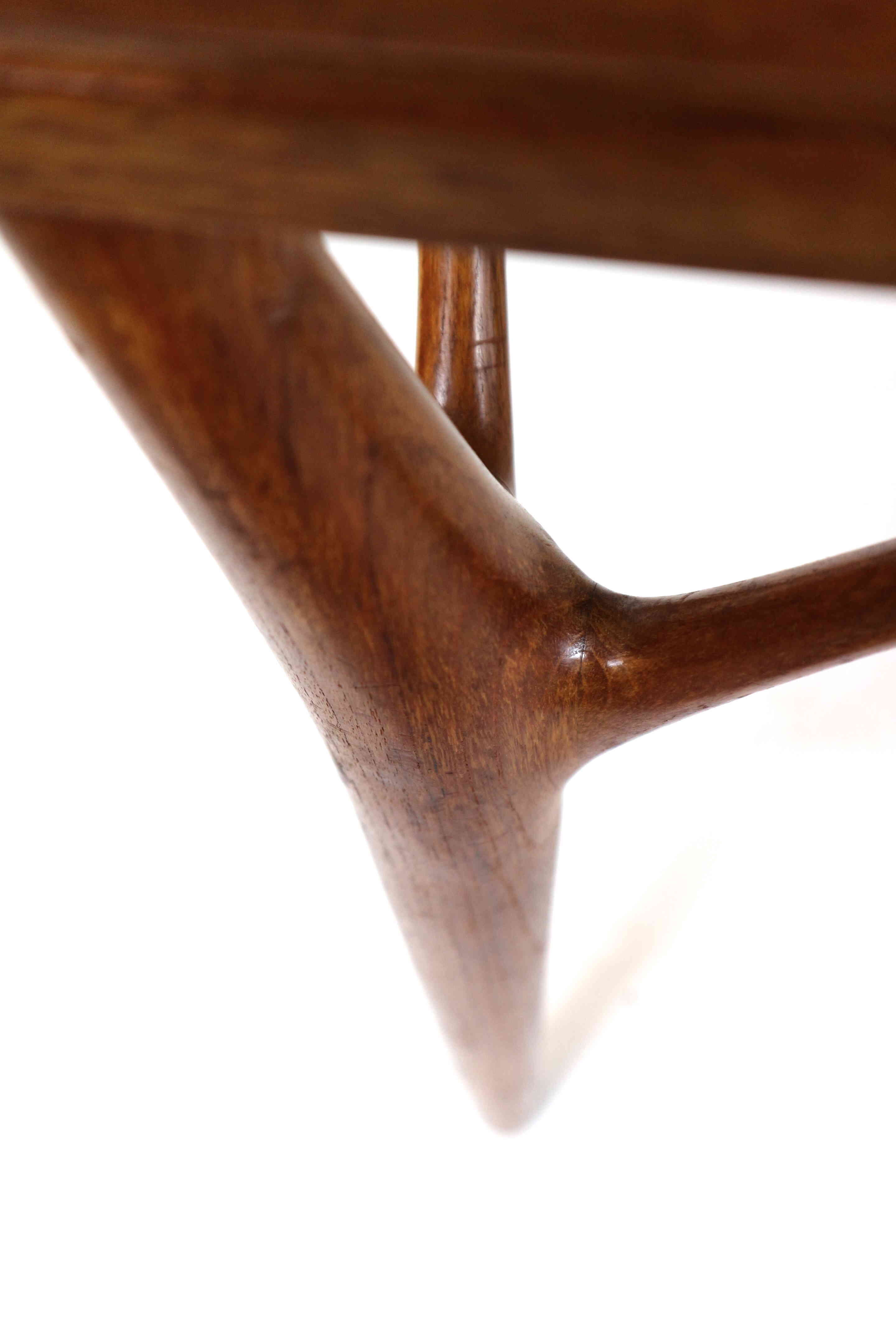 Danish design extendable dining table by Helge Vestergaard-Jensen for Søren Horn