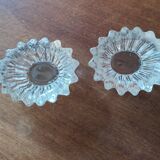Set of 2 crystal salt cellars