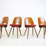 1960s dining chairs by Frantisek Jirak for Tatra, Set of 4