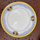 Set of 10 flat plates Boch Frères La Louvière – Art Deco fruit design