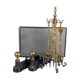 Accessories servant of chemine, chenet, by fire