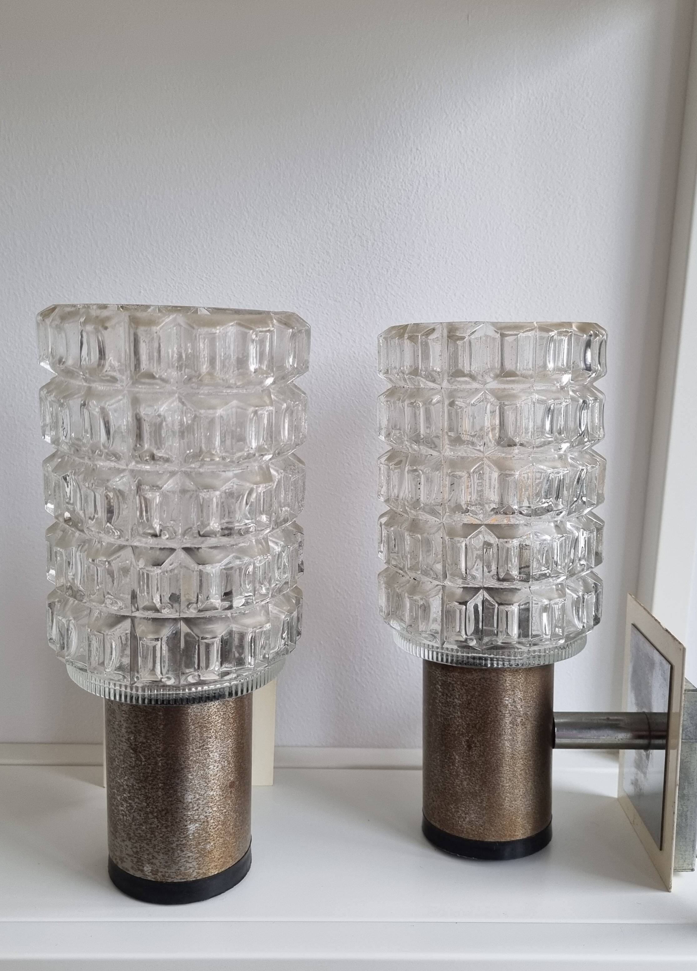 Pair of Targetti wall lights