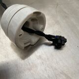 Lot 3 opaline hanging lamps