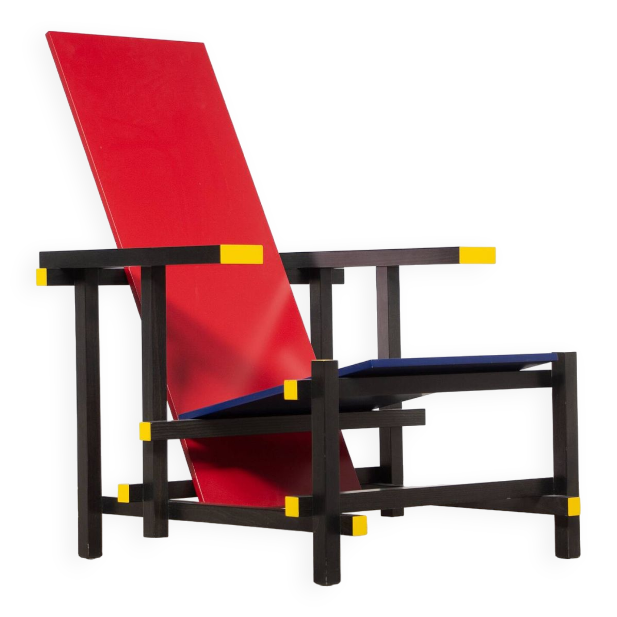 Red and blue chair Gerrit Rietveld by Cassina
