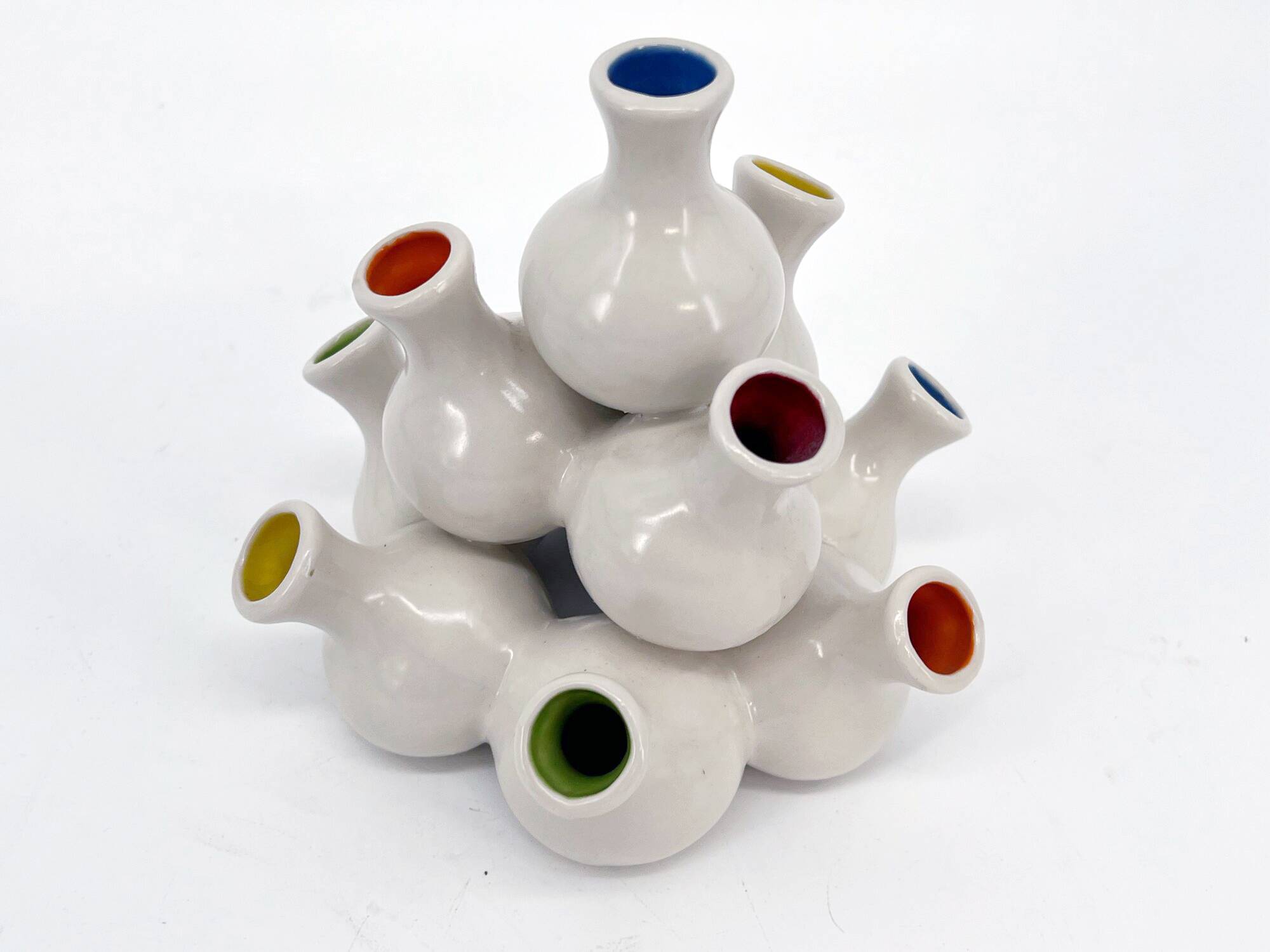 Vintage Tulip Vase • Ceramic • 1980's