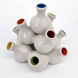 Vintage Tulip Vase • Ceramic • 1980's