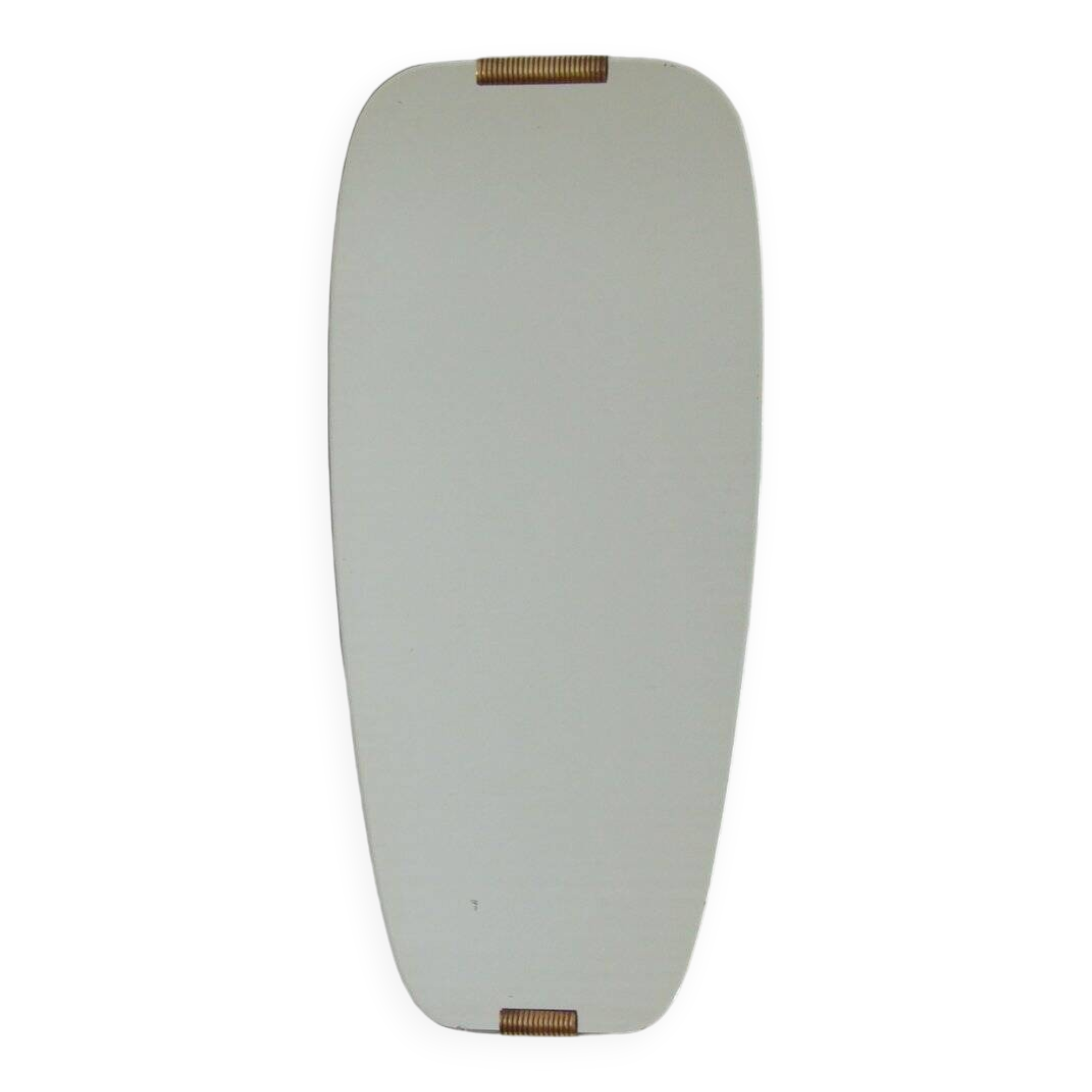 Free-form mirror from the 50s/60s, vintage, 34x77cm