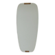Free-form mirror from the 50s/60s, vintage, 34x77cm