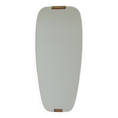 Free-form mirror from the 50s/60s, vintage, 34x77cm