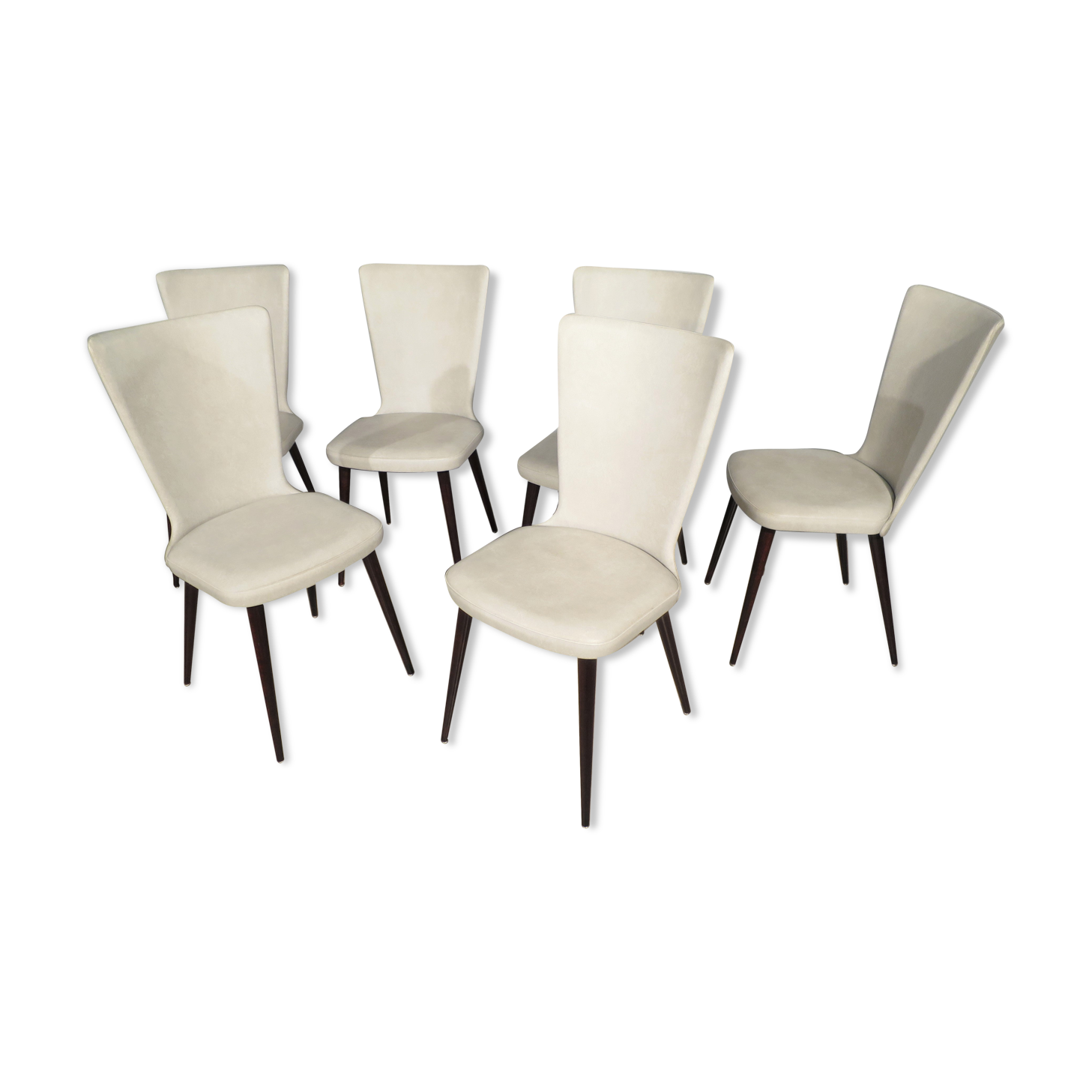 Set of 6 chairs from Salon Corset from 1970