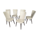 Set de 6 chaises de Salon Corset de 1970